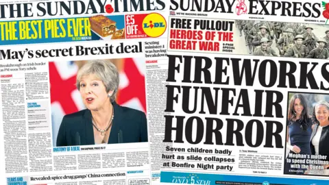 Sunday Times and Sunday Express - Nov 4