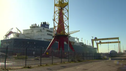 BBC Eduard Toll at Belfast Port