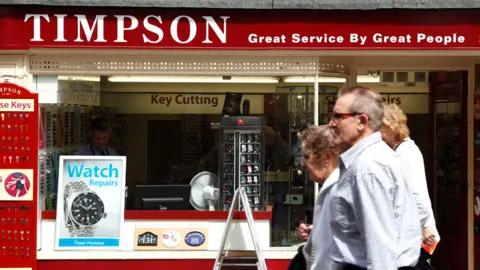 Alamy Timpson storefront