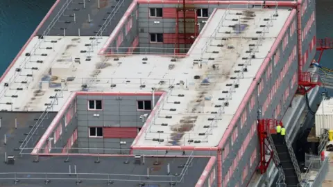 PA Media Bibby Stockholm