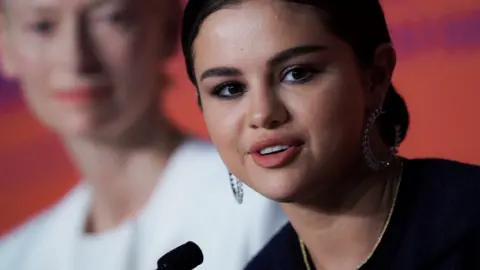 Getty Images Selena Gomez, with Tilda Swinton