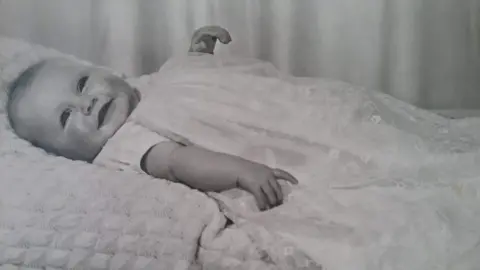 Family photograph Elaine Wallace as a baby