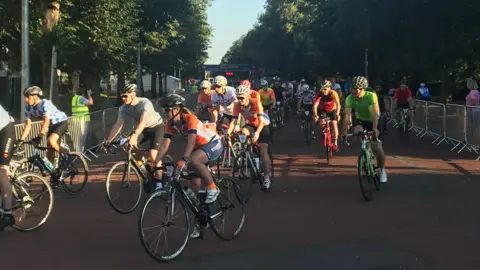 Riders in the velothon