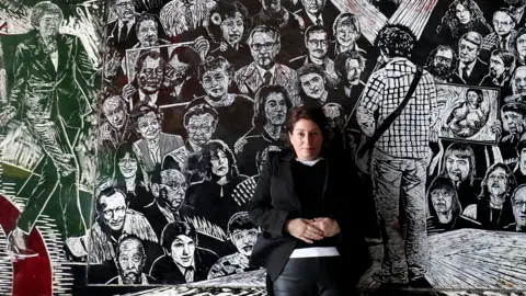 PA Inside the gallery