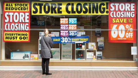 Closing down signs