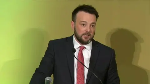 BBC Colum Eastwood has been leader of the SDLP since 2015