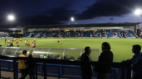 Getty Images AFC Telford playing Wolves in a friendly