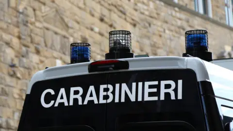 Getty Images A car of the Carabinieri italian police