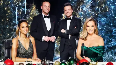 PA Media Alesha Dixon, Ant and Dec and Amanda Holden