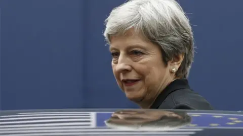 Reuters Theresa May at EU summit