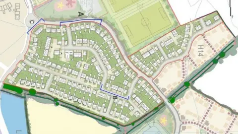 Vistry Homes/Stroud District Council The overall site