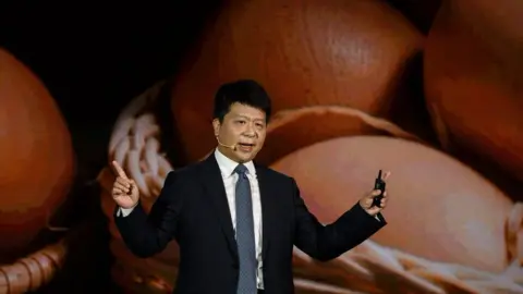 Getty Images Huawei rotating chairman Guo Ping