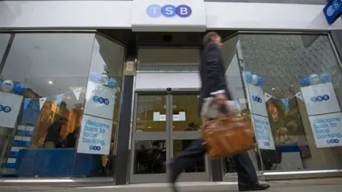 Getty TSB customers complained on Wednesday that they were unable to access their online banking