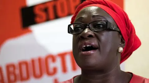 Getty Images Jestina Mukoko speaking in 2016