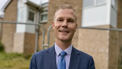 Martin Giles/BBC Mike Pursehouse, the assistant director of individuals and families at South Norfolk Council