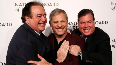 Reuters Nick Vallelonga (left), Viggo Mortensen (centre) and Brian Currie