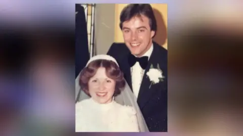 MOnica Lennon Gerry Ward on his wedding day