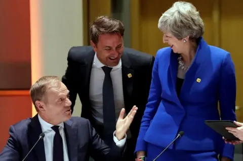 Reuters Theresa May at EU summit