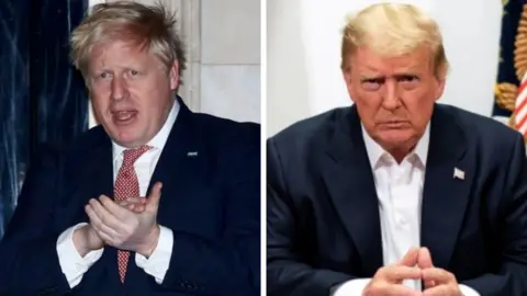 Reuters/ EPA Boris Johnson and Donald Trump