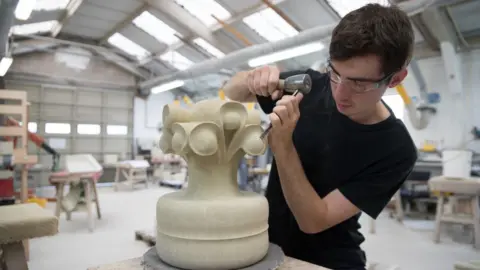 Getty Images Apprentice stonemason