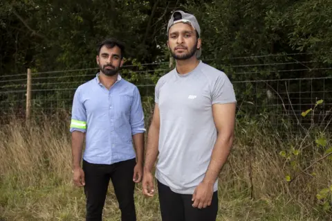 Owen Harvey Brothers Jamal, 23, and Faiz Chughtai, 21, from Hall Green, Birmingham.