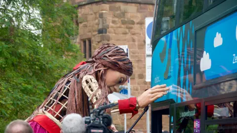 BBC Little Amal in Coventry