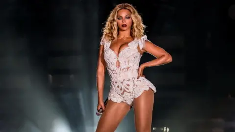 Getty Images Beyonce on stage