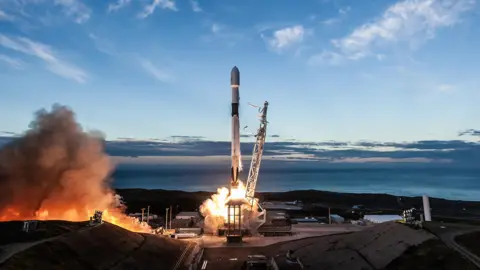 SPACEX Rocket launch