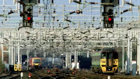 Getty Images Trains approaching Crewe - generic image