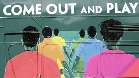 Paddy Power The side of the bus