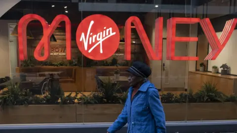 Getty Images A Virgin Money branch in Birmingham