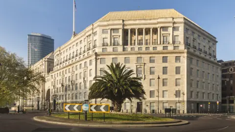 Getty Images The Security Service offices (also known as MI5) in London