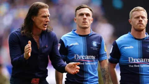 PA Media Gareth Ainsworth with Wycombe Wanderers