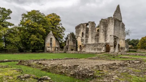 Anthony P Morris Minster Lovell Hall ruins