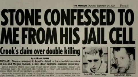 Ceri Jackson Newspaper report of cell confession