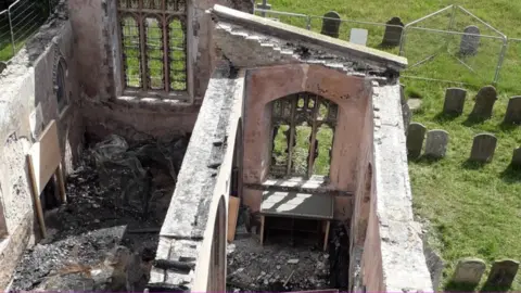 Peter Berendt The charred church