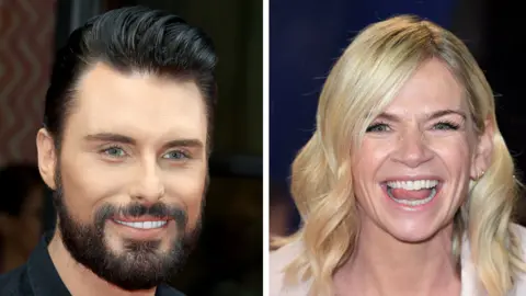 Getty Images Rylan Clark-Neal and Zoe Ball