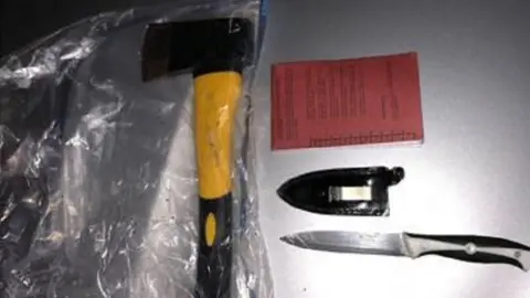 Metropolitan Police Axe and knife