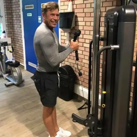 Ellie Wilkie Brian Wilkie at the gym