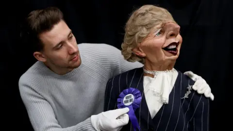 PA Margaret Thatcher Spitting Image puppet