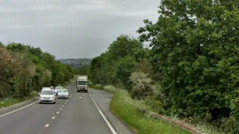 Google Streetview A61 near Chesterfield
