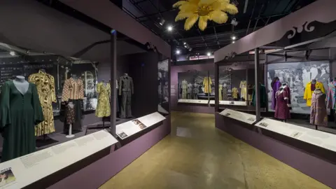 Fashion and Textile Museum A selection of Biba clothing from the 1960s and 1970s on display at the Fashion and Textile Museum