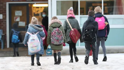 Martin Rickett Pupils back in school