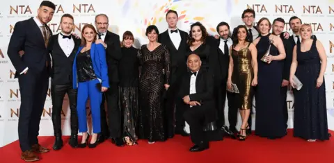 Getty Images The cast of Emmerdale