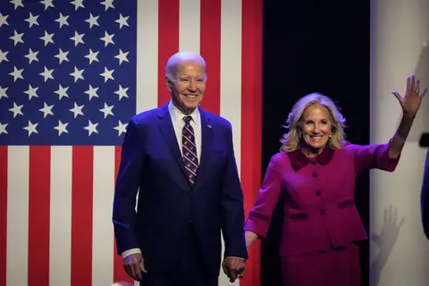 US President Joe Biden and First Lady Dr Jill Biden