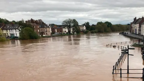 Flooding in Bewdley