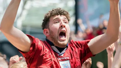 EPA fan at Croydon Box Park