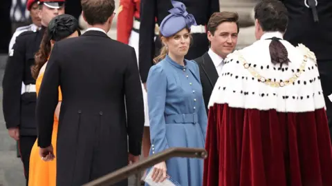 PA Media Princess Beatrice and her husband Edoardo Mapelli Mozzi