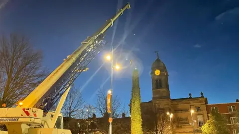 BBC Derby Christmas tree