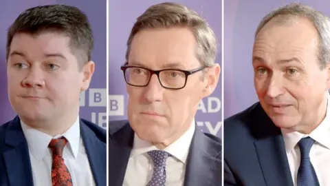 BBC Sam Mezec, Ian Gorst, Lyndon Farnham